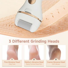 SilkGlow waterproof foot callus remover for use after shower