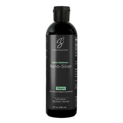 SilverCeuticals nano colloidal silver bottle with clear liquid for everyday immune support.