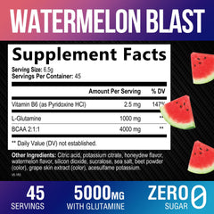 Silveronyx glutamine amino acids blend for faster recovery after training