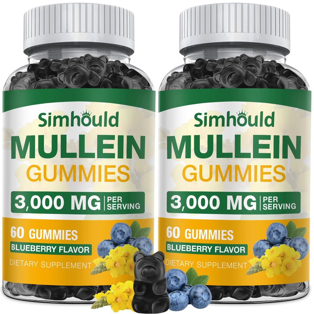 Simhould Mullein Gummies pack front view for respiratory support and easy daily use