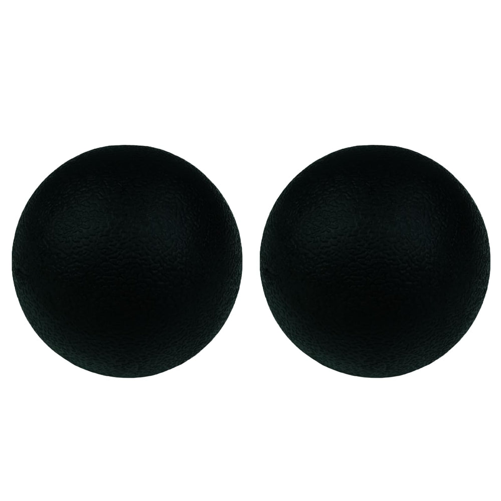 Bola de masaje SIMPLECOOL dura, enfoque frontal, ayuda a liberar puntos gatillo en hombros.