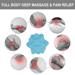 SimpleCool trigger-point ball blue underfoot massage for plantar comfort.