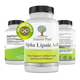 Simply Natures Pure Alpha Lipoic Acid 600mg bottle shows premium formulation