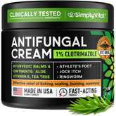 SimplyVital antifungal cream 1 percent clotrimazole tube relieves itching and soothes skin