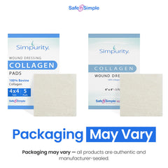 Simpurity bovine collagen dressing in soft gel form for comfortable wear.