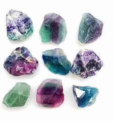 Simurg raw fluorite stone 1 lb with green hues, ideal for cabbing and polishing.
