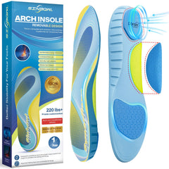 Sinbowl plantar fasciitis insole with removable arch support for daily wear