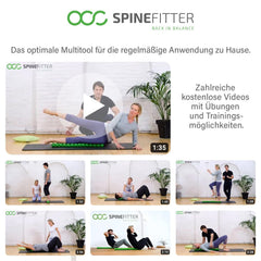 SISSEL Spinefitter Blue used in setups to mobilize spine joints and improve flexibility.