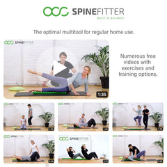 SISSEL SpineFitter applies deep-pressure mobilization along the spine for fascia comfort.
