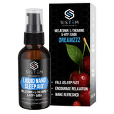 Sistem Dreamzzz liquid sleep aid bottle for quick nightly calm.