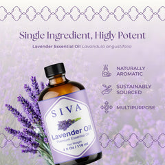 Lavender Oil blended into skincare routine for soothing skin care.