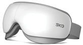 SKG Eye Massager ES500 folded for travel with lightweight fit and foldable design.