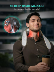 SKG H5 6D massage heads with 4+2 design for broader neck coverage