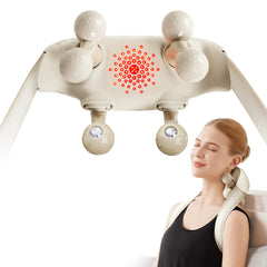 SKG H7 Ultra neck massager with 320-facet heads targets neck and shoulders for targeted relief.