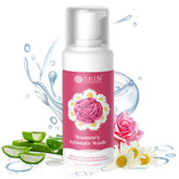 Skin Elements Intimate Wash bottle with rose water for gentle daily freshness.