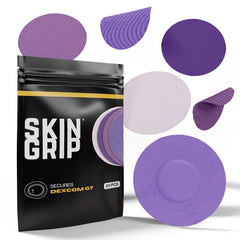 Skin Grip patch securing Dexcom G7 on skin during activity