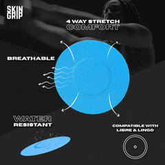 Blue Skin Grip patch pre-cut for easy, precise application