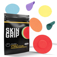 Skin Grip Freestyle Libre 3 rainbow patch pre-cut for quick, secure adhesion