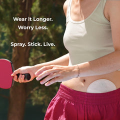 Skinister condom catheter adhesive offers steady grip and leak reduction during activity.