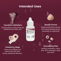 Skinister remover spray for sting-free removal and easy cleanup.
