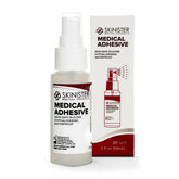 Skinister Medical Adhesive Spray bottle with secure hold for ostomy supplies.