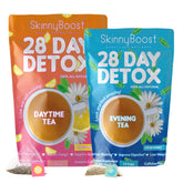 SkinnyBoost Daytime Tea Bags in a cup offering an energy-boosting start to the day.