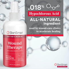 SkinSmart bottle cap closeup highlighting easy access for wound care