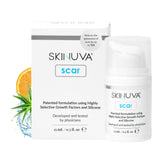 Skinuva next-gen scar cream bottle for daily scar care