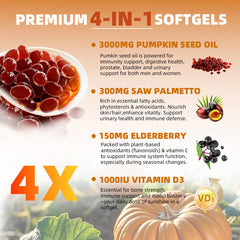 Skiseoy cold-pressed pumpkin seed oil softgels closeup highlighting purity.