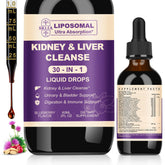 SKLIA 30-in-1 kidney-liver detox drops bottle supports daily detox.