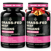 SKLIA Beef Organs packaging shows premium women’s wellness blend for daily use