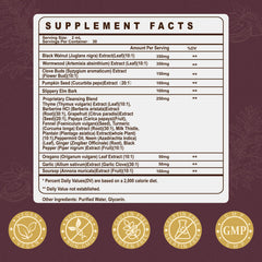 SKLIA liposomal drops being poured for fast-acting digestive support