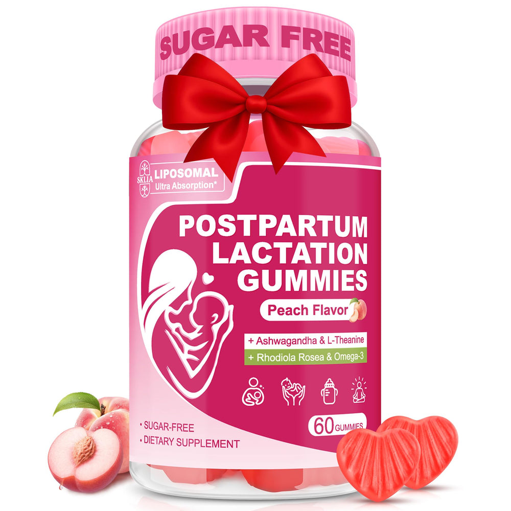 SKLIA liposomal lactation support bottle front for easy postpartum nutrition.