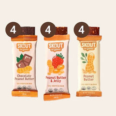 Skout bar with natural ingredients emphasizing a clean label