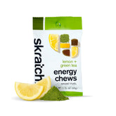 Skratch Labs Energy Chews lemon–matcha bag for on-the-go fueling during workouts.