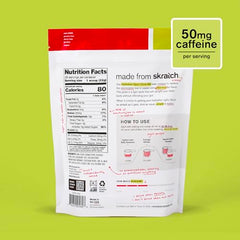 A prepared Skratch Labs drink in a bottle for quick hydration on the go.