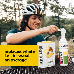 Skratch Labs Hydration Powder real-fruit flavor close-up