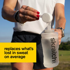 Packaging label of Skratch Labs Hydration Powder Strawberry Lemonade