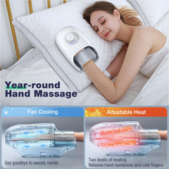SKRFORM Hand Massager heating function delivering soothing warmth up to 45°C