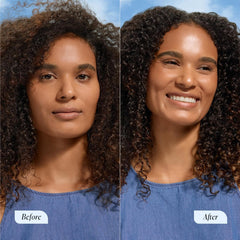 Sky Organics Castor Oil on scalp for conditioning and moisture.