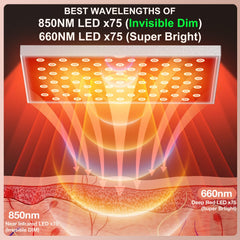 Skylaxy red light therapy lamp in a hanging setup for flexible placement