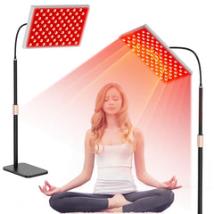 Skylaxy red-light therapy panel front view with dual wavelengths for full-body use