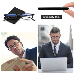 SKYOAK folded compact reading glasses ready for on the go
