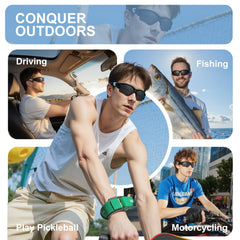 Skyoluy ultralight TR90 frames offer comfortable all-day wear during sports and commutes.
