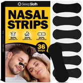 SleepSloth tiras nasales para ronquidos mejoran la entrada de aire nocturna