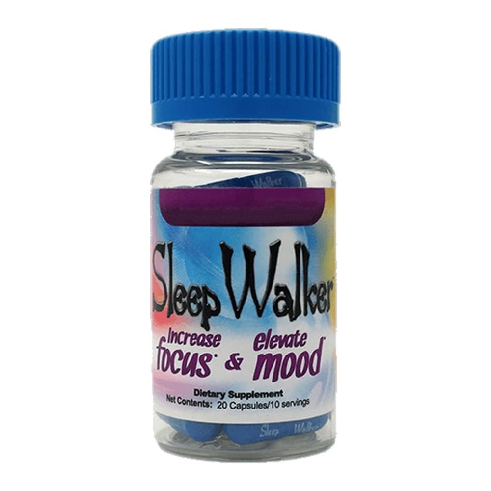 Sleep Walker three-bottle pack front view for a convenient nightly routine.