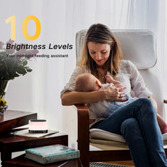 SleeZOO night-light brightness levels up to 10 for mood control.
