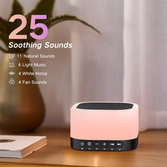 SleeZOO device offering 25 soothing sounds for versatile relaxation.