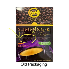 Dissolving Slimming-K Coffee to reveal smooth texture and aroma