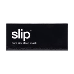 SLIP Pure Silk Sleep Mask in black with packaging for gifting.